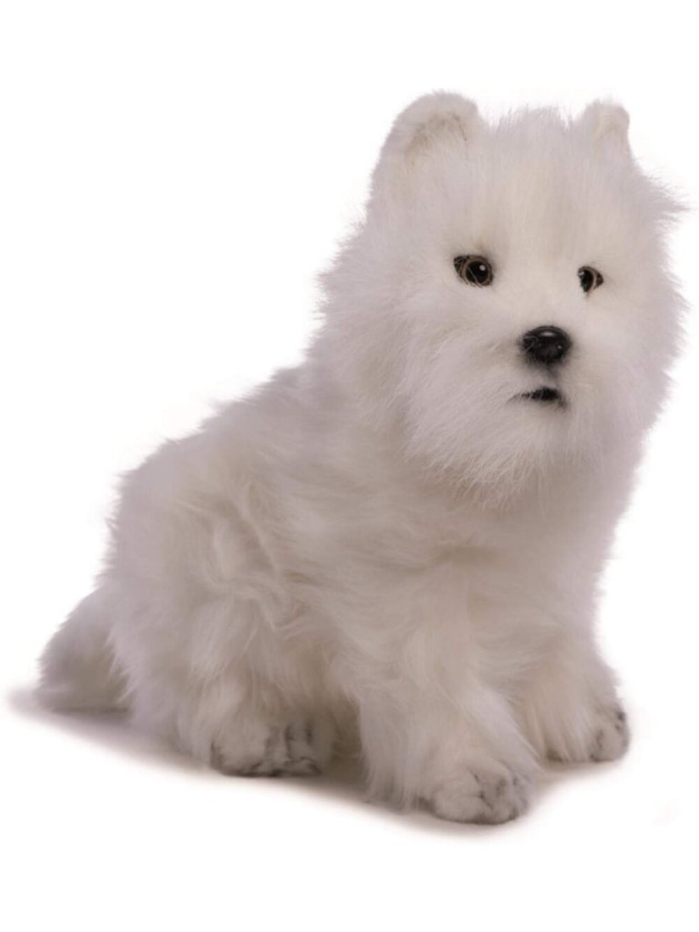 10" Westie Highland Terrier Plush Dog Toy | Realistic & Soft Stuffed Animal